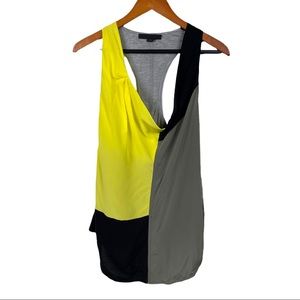 ❗️Alexander Wang Tank Top Blouse Size 2 Multicolor 100% Silk